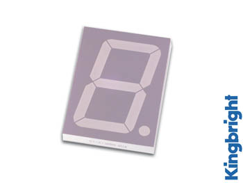 AFFICHEUR 7 SEGMENTS 57mm ANODE COMMUNE - VERT