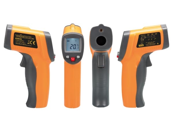 THERMOMÈTRE IR SANS CONTACT AVEC POINTEUR LASER (-50° C à +330° C)