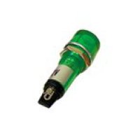 VOYANT ROND 12V VERT PERCAGE 10.2MM