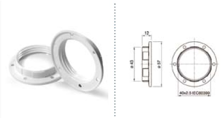 BAGUE  12X57  POUR    E27  BLC