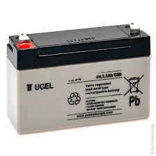 Batterie Pb AGM etanche 4V 3.5Ah 90x34x65mm