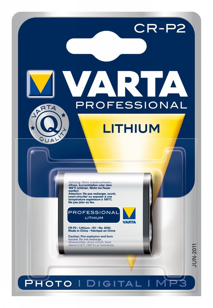 Pile lithium photo CRP2. Blister x1