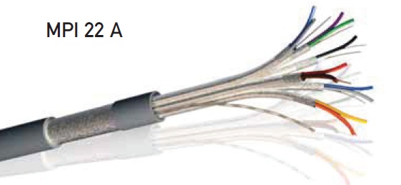 CABLE MULTIPAIRES 2x2x0.22mm² BLINDÉ (LE METRE)