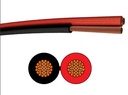 CABLE HP PLAT 2 x 0.75 MM2  PVC ROUGE / NOIR