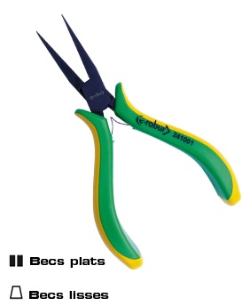 Manche bimatière confortable et antidérapant. La zone souple assure un confort optimal et une parfaite prise en main. Outils en 