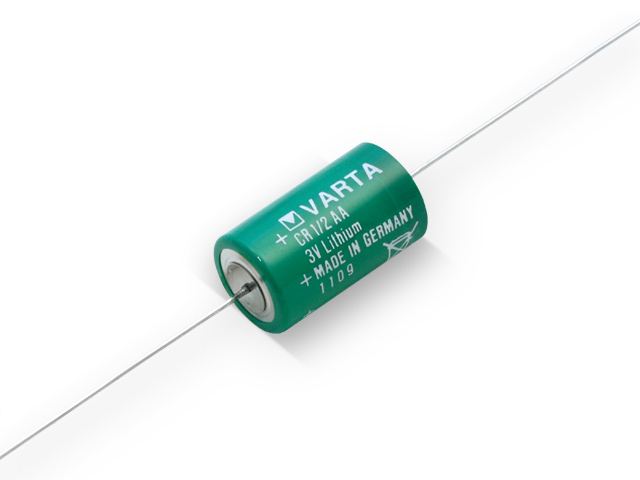 PILE LITHIUM 1/2AA 3V FILS AXIALES