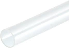 Gaine thermorétractable à paroi fine, barre de 1 m, rétreint 2:1, diam. 9,5/4,8 mm, incolore. Polyoléfine réticulée, RoHS 2, san