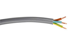 CABLE ALIM H05VV-F 3xG1mm²  GRIS (LE METRE)