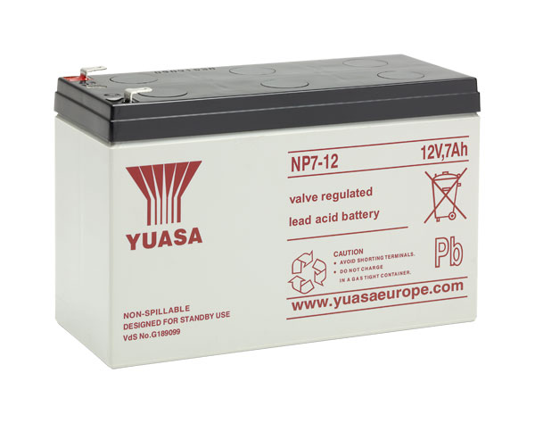 Batterie Pb AGM etanche 12V 7Ah 151x65x97.5mm F4.8