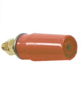 Douille 4 mm de sécurité rouge SAB4-G/N-X