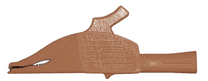 Pinces dauphin 4 mm brun XDK-1033