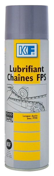 LUBRIFIANT CHAINES LONGUE DUREE AVEC PTFE Aérosol 650ml / 500ml