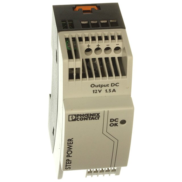 Alimentation pour profilé 12 V DC/1,5 A, à découpage primaire, monophasée.