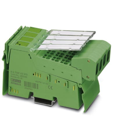 Module 8 entrées sondes de température RTD, avec connecteurs et étiquettes, IN LINE