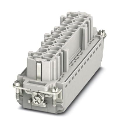 Isolant femelle HEAVYCONNEC, série B24, 24 pôles, raccordement Push-in