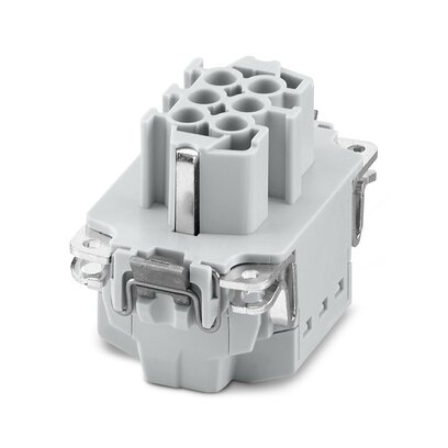 Élément de contact, nombre de pôles: 6+2+PE, taille: B6, nombre de raccordements par pôle: 1, Connecteur femelle, Raccordement P