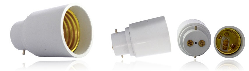 ADAPTATEUR BASE CULOT B22 VERS E27