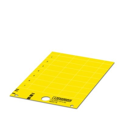 Planche de repérage - étiquettes rigides à clipser