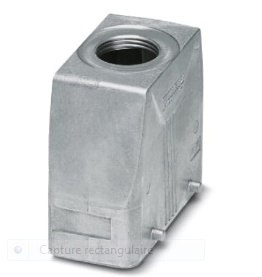 Capot passe-câble B24, pour étrier transversal, Matériau: Aluminium coulé sous pression, anti-corrosion, Nombre de sorties: 1, d