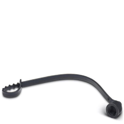 Cache de protection en plastique avec bande de fixation, pour connecteurs mâles M8