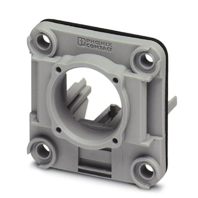 Cadre de montage, IP67, pour système Freenet, pour découpe de montage ronde, avec joint, sans vis de fixation, coloris : gris