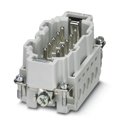 Boîtier pour connecteur mâle HEAVYCONNEC, série B10, 10 pôles, raccordement vissé ...