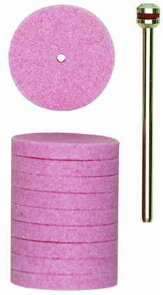 Disques à meuler en corindon Ø 22 mm, 10 pièces