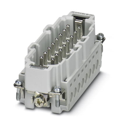 Boîtier pour connecteur mâle HEAVYCONNEC, série B16, 16 pôles, raccordement vissé ...