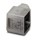 Connecteur pour électrovannes, 3 pôles, type A, 1 LED, avec circuit de protection, raccordement vissé, presse-étoupe Pg9