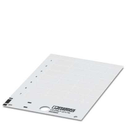 Etiquette en plastique, Carte, blanc, vierge, Repérable avec : Thermomark C, Type de montage: Collage, Surface utile: 84,9 x 53,