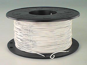 FIL SOUPLE 0.93mm² BLANC, BOBINE 100m