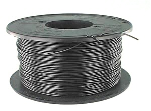 FIL SOUPLE 0.22mm² NOIR, BOBINE 200m