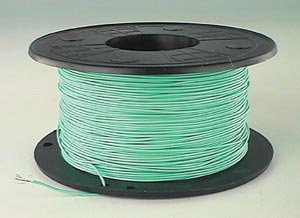 FIL SOUPLE 0.34mm² VERT, BOBINE 200m