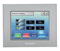 3.5" TFT, 65,536 couleurs, QVGA 320x 240 pixels, dalle tactile analogique,   COM  x 2 (1 x RS-232C, 1 x RS-422/485), USB A/mini-