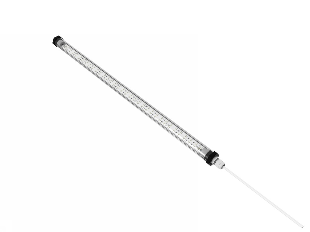 Tube LED IP65 Transparent 50cm 12W bl.neutre 12VDC, câble 5m PUR