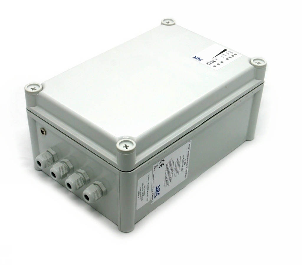 COFFRET ALIMENTATION SOLAIRE  ECLAIRAGE 12V  BAT 10 AH LITHIUM