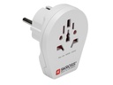 ADAPTATEUR DE VOYAGE - MONDE VERS EUROPE + USB
