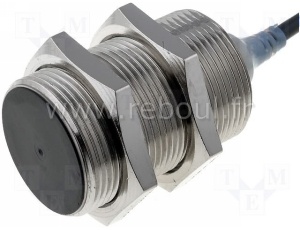 Capteur inductif, Durchmesser:  30 x 91.5 mm, Câble, Contact à fermeture/ouverture (NO/NF), Portée nominale Sn=10 mm, noyé