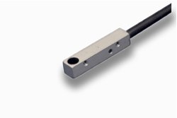 Capteur inductif, 25 x 5 x 5 mm, Câble, Contact à fermeture (NO), Portée nominale Sn=0.8 mm, noyé