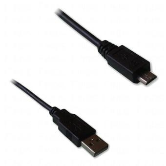 Cordon 1.5 m MINI USB B 5C/USB A ferrite noir