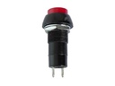 R18-25A BOUTON-POUSSOIR OFF-ON ROUGE 1A/125V