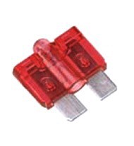 FUSIBLE AUTOMOBILE AVEC VOYANT LUMINEUX (7,5A - ROUGE)