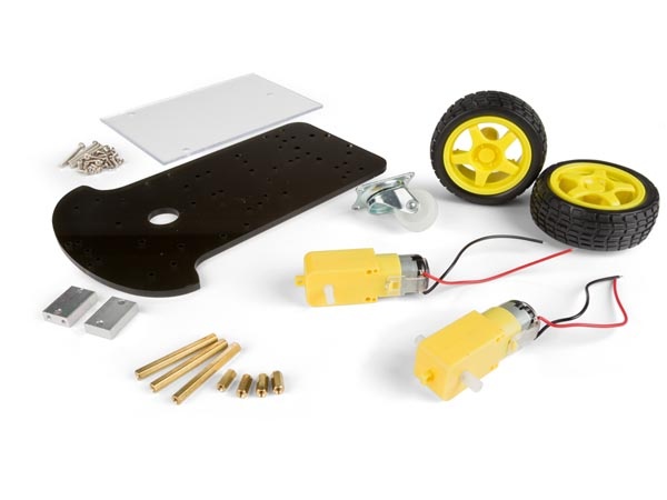 KIT ROBOTIQUE CHÂSSIS MOTEUR 2 ROUES
