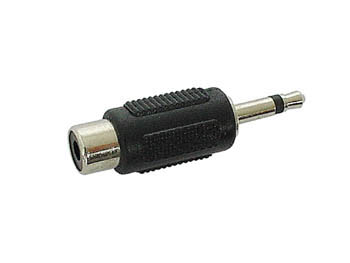 RCA FEMELLE VERS JACK MALE 3.5mm MONO