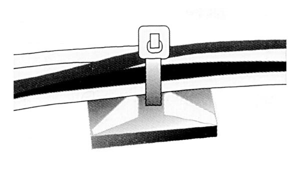 BASES AUTO-ADHESIVES POUR ATTACHES DE CABLE (NON INCL.)