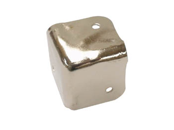 COIN DE PROTECTION POUR ENCEINTES, BLANC MÉTALLIQUE, 38 x 38mm x 90°