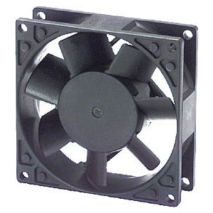 Ventilateur Commonwealth 80x80x25mm, 230vac, RB, 50/60Hz 